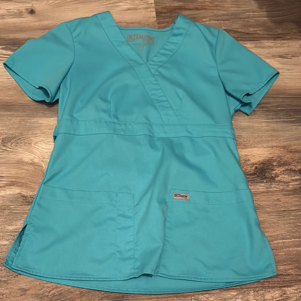 Greys anatomy xs scrub top